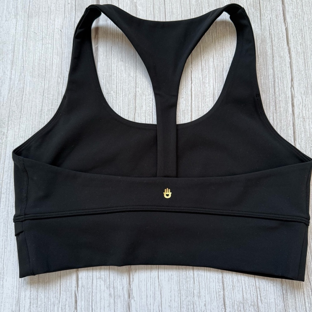 Spiritual Gangster Evie Wrap Front Bra - Black - Picture 2 of 2